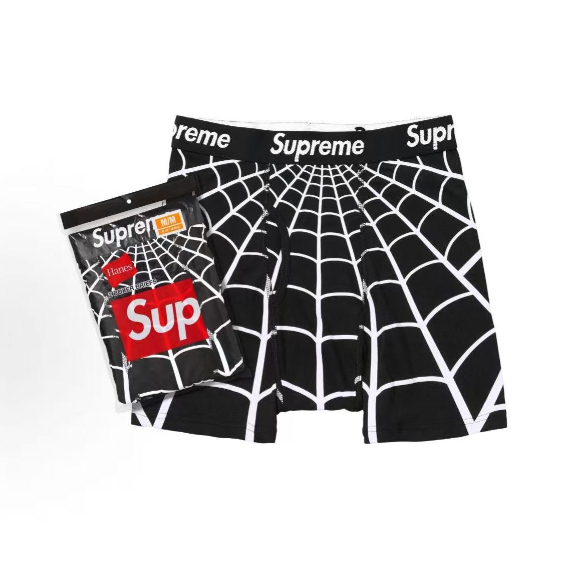 Supreme Hanes Spider-Man Boxer Briefs(2 Pack) （SUP-SS26-065）