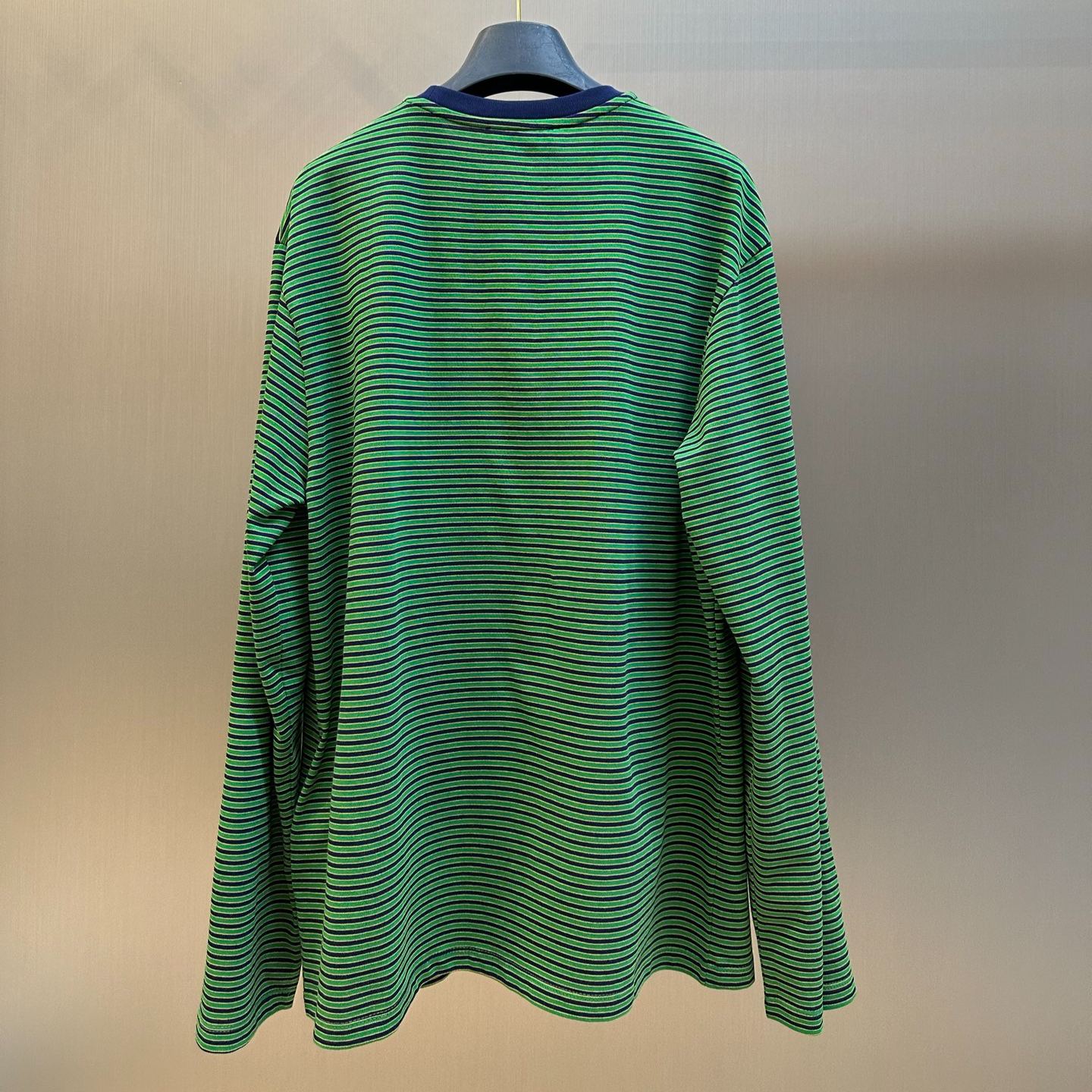 MIUMIU Striped jersey T-shirt（MJL014_14RT_F0OBW_S_OOO）
