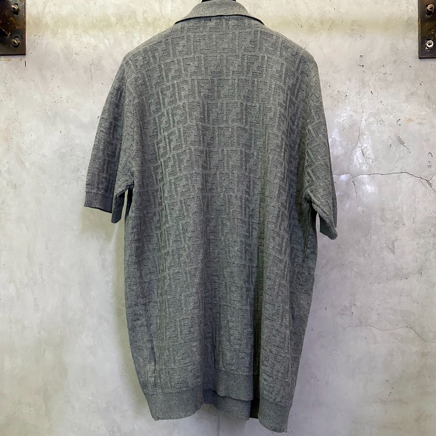 FENDI FF pattern polo shirt  (FZC162AUW0）