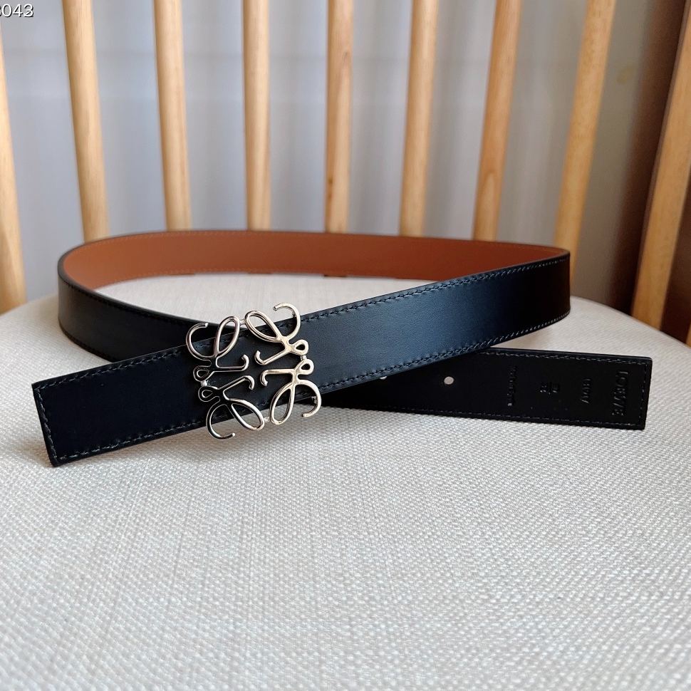 LOEWE Reversible Anagram Belt（E821Z26X031555）