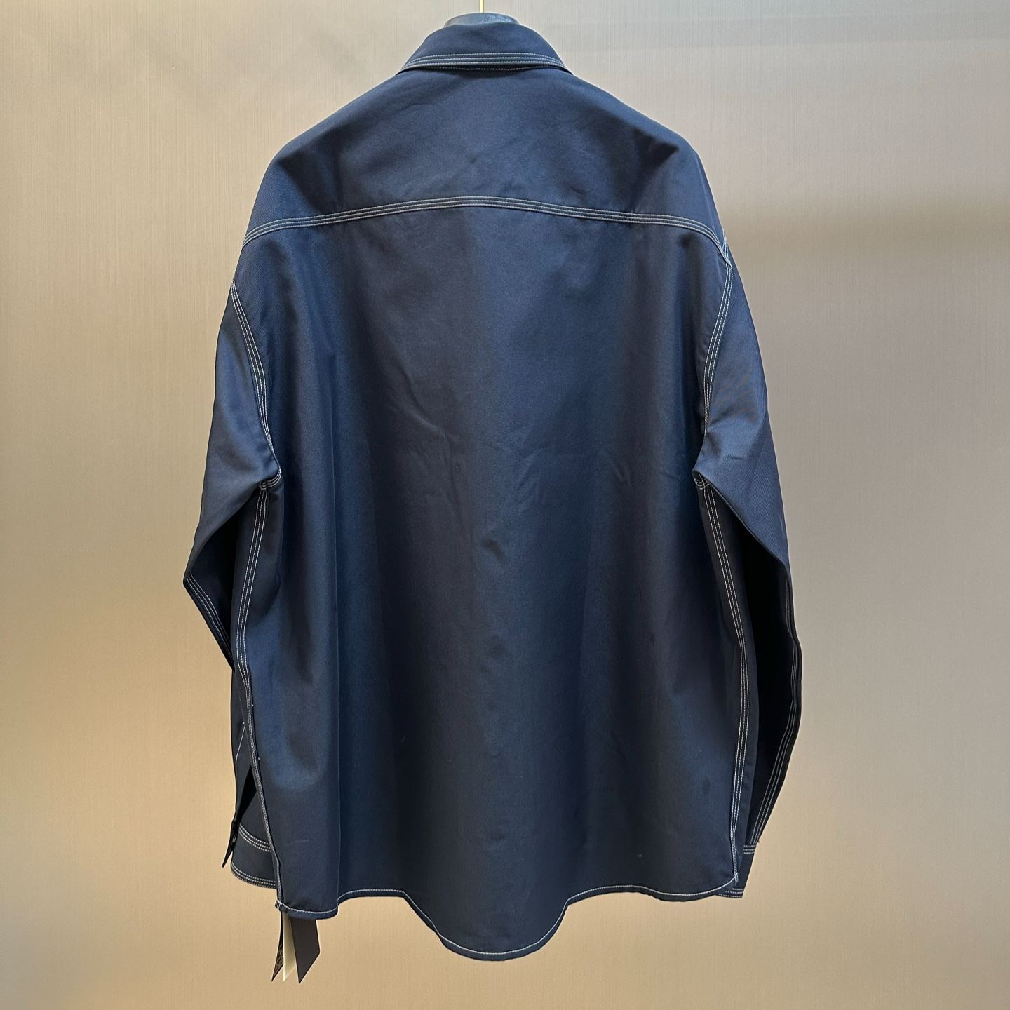Fendi dark blue cotton shirt (FS1368B162F0QA2）