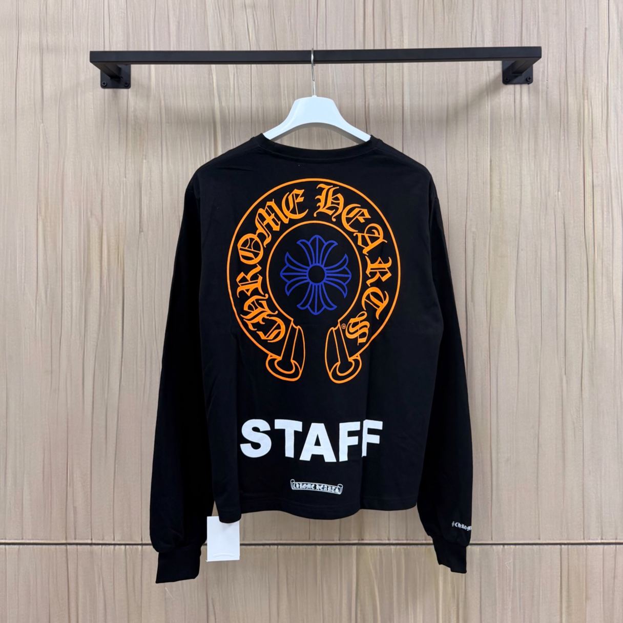 Chrome Hearts Horseshoe Staff L/S T-Shirt Black/Green/Pink  (CH-2026-7-22）