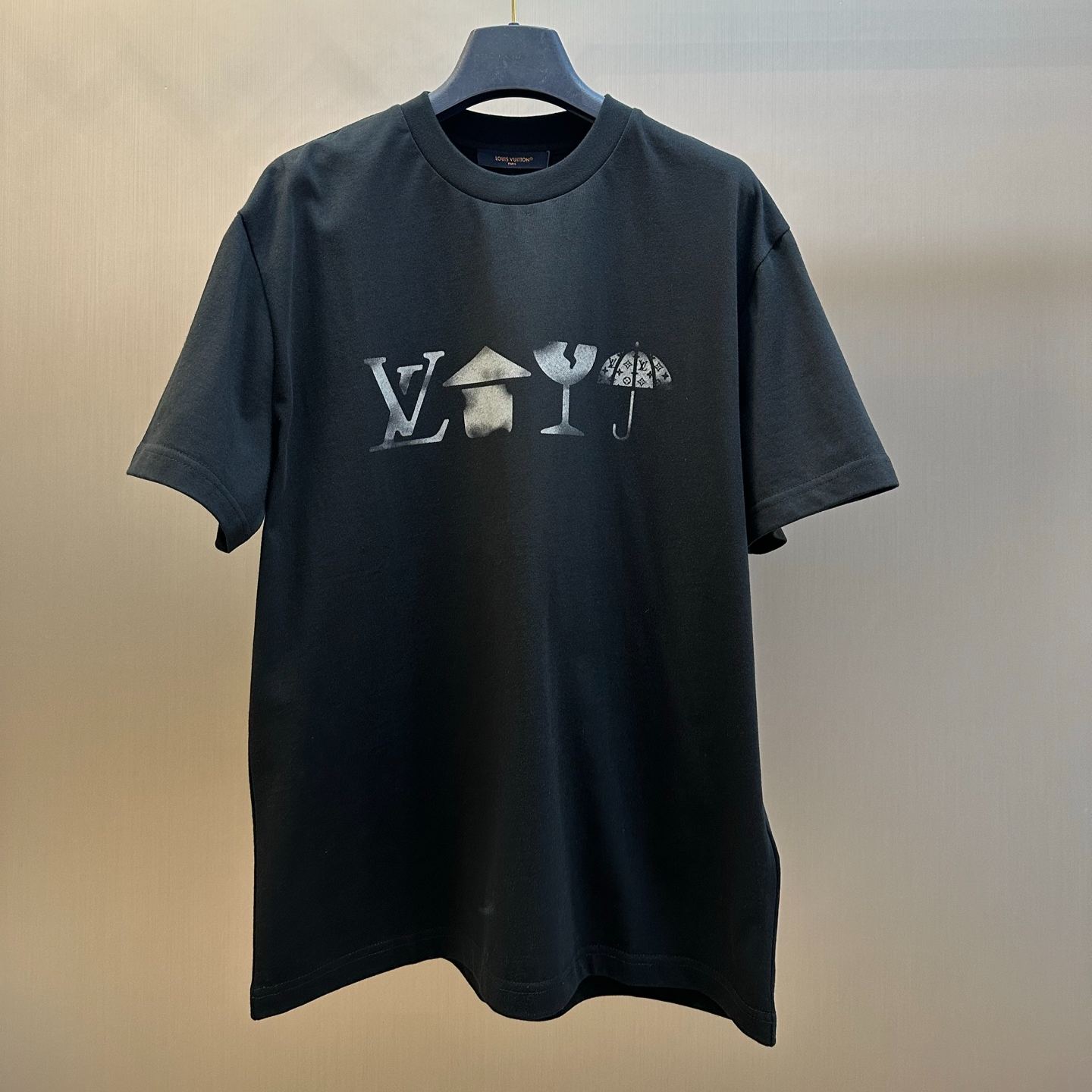 Louis Vuitton Logo-Print T-Shirt（1AKOS3）