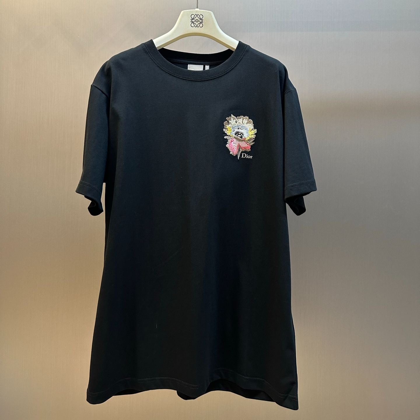 Dior oversized T-shirt with Dior Byzance motif（643J621B3947_C980）