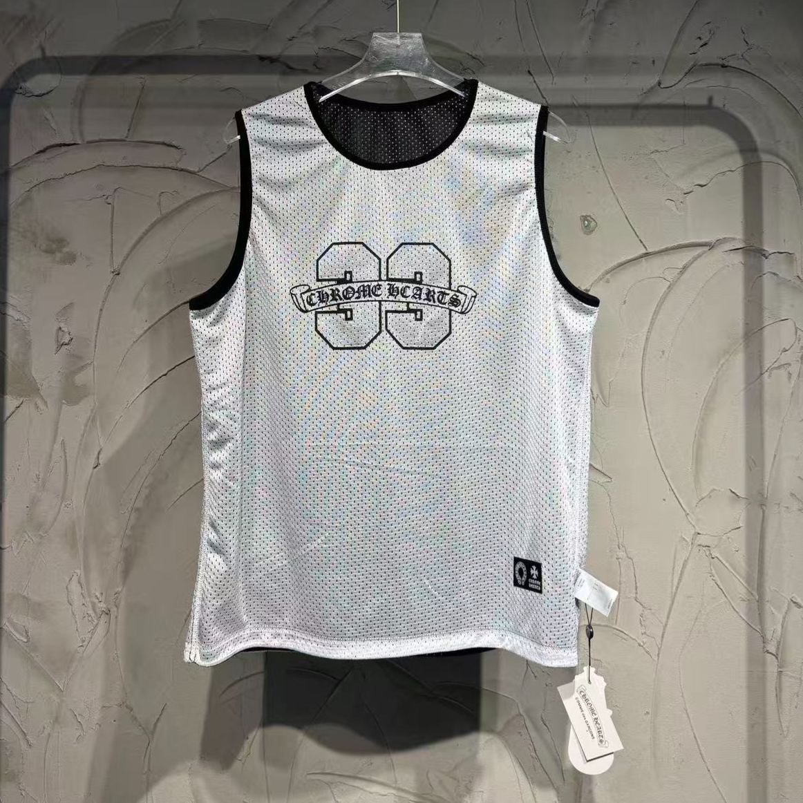 Chrome Hearts Mesh Reversible Jersey Tank Top (CH2026723）