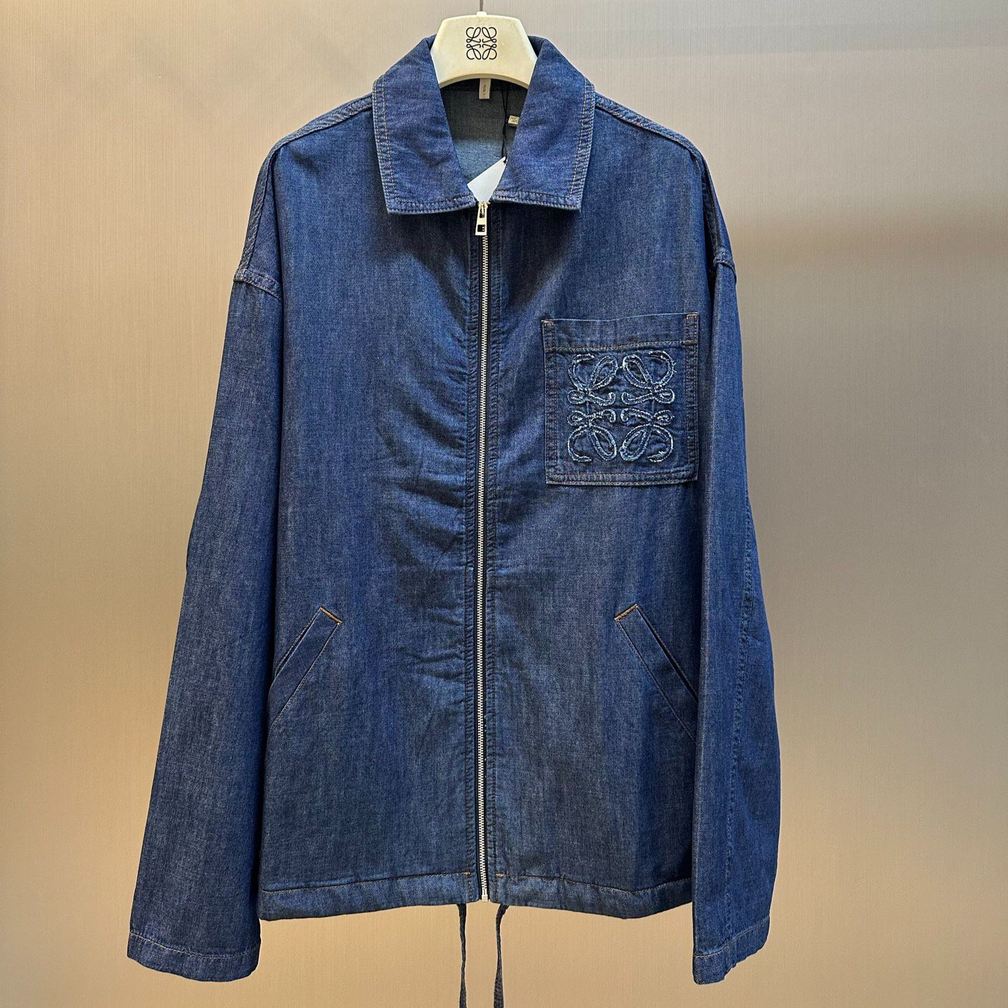 LOEWE Anagram Denim Zip-Up Jacket（H526Y50X34-8798）