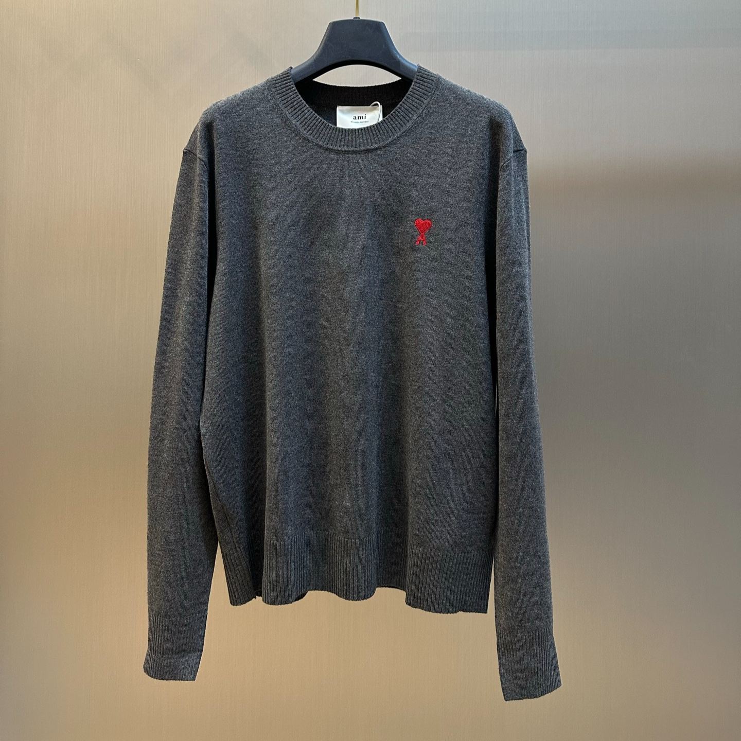 AMI PARIS - Adc Wool Sweater（HKS111KN0025055）