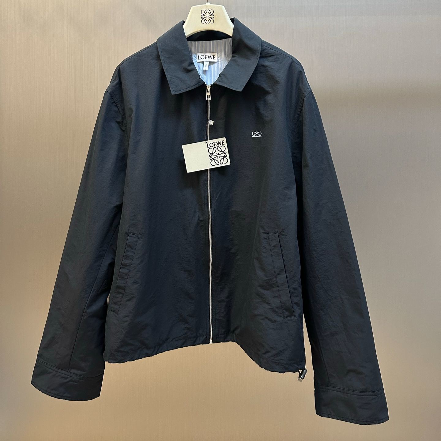 LOEWE Zip-up jacket in technical cotton（H526Y02WFV）