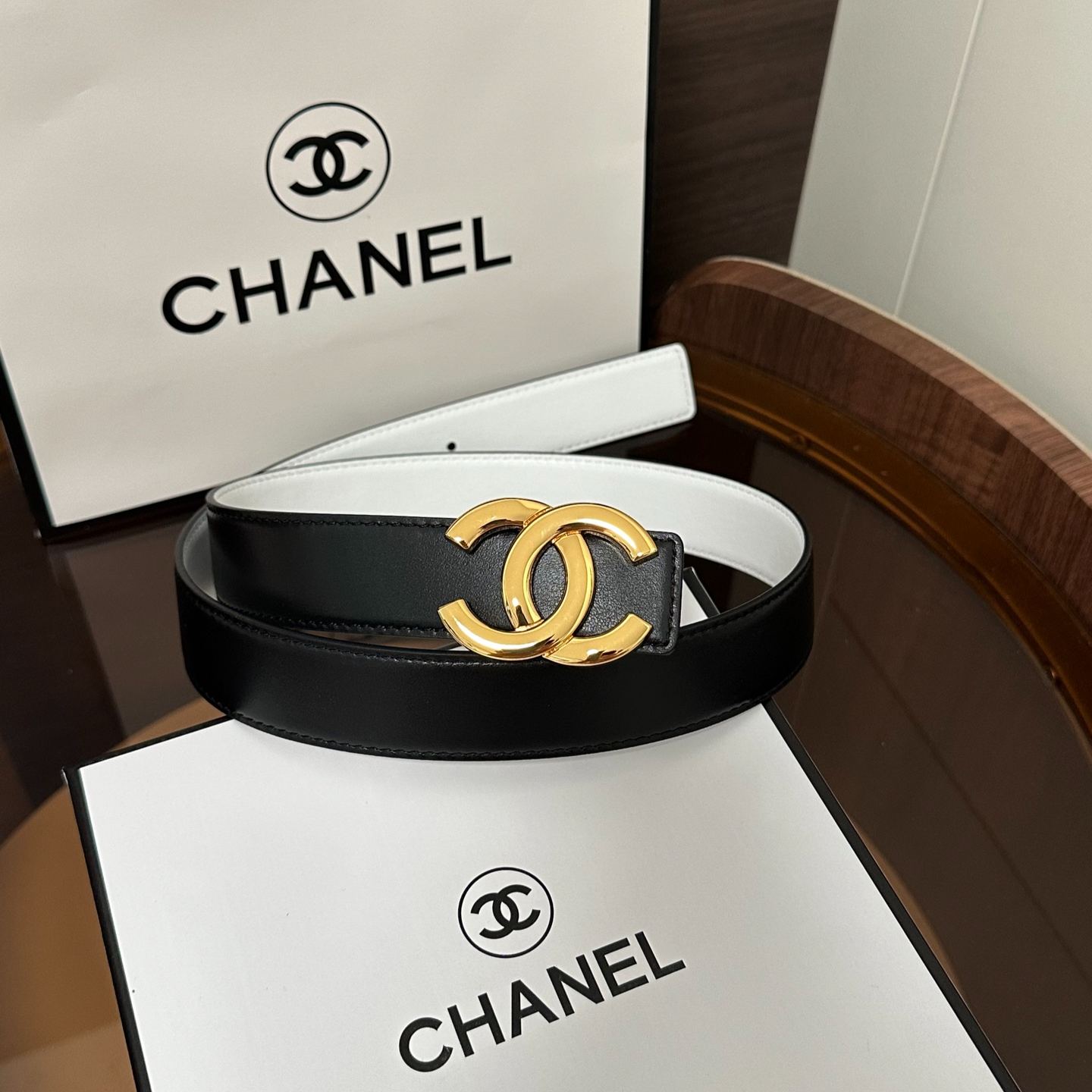 Chanel leather belt（AAC225-B25399-UC280）