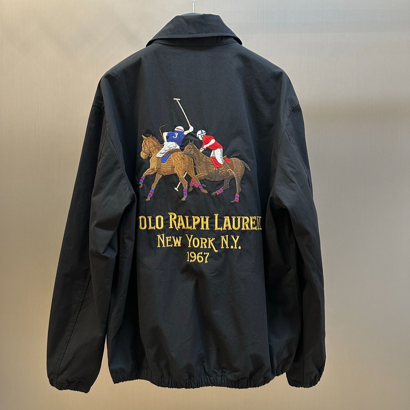Polo Ralph Lauren embroidered zip-up jacket（710P02691001）
