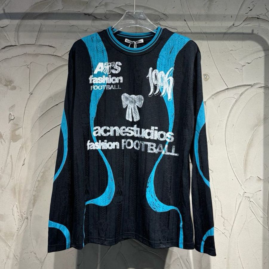 Acne Studios Sports Jersey Graphic T-Shirt (RW-UX-TSHI000013）