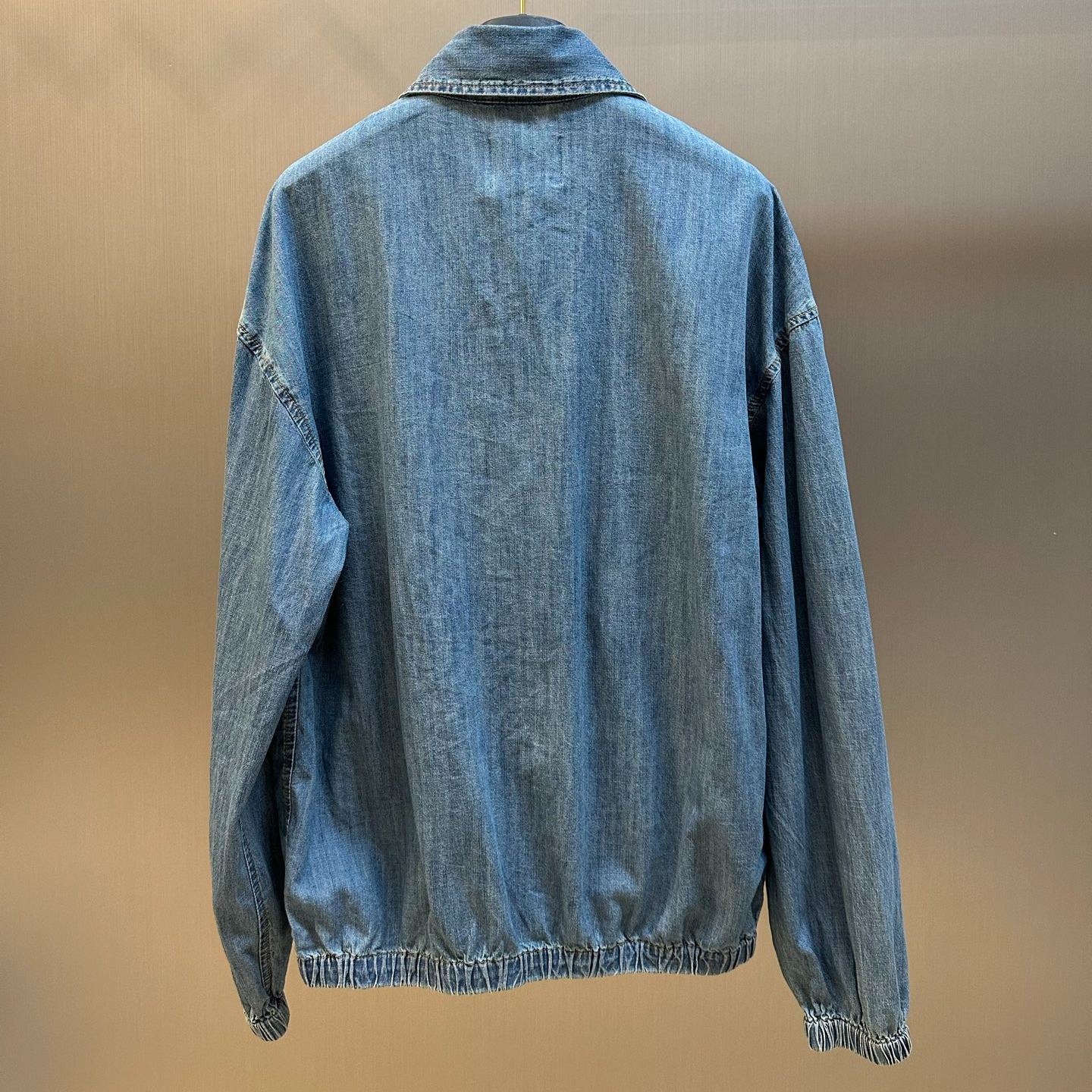 MIUMIU Chambray blouson jacket（GWB320_193K_F0013_S_OOO）