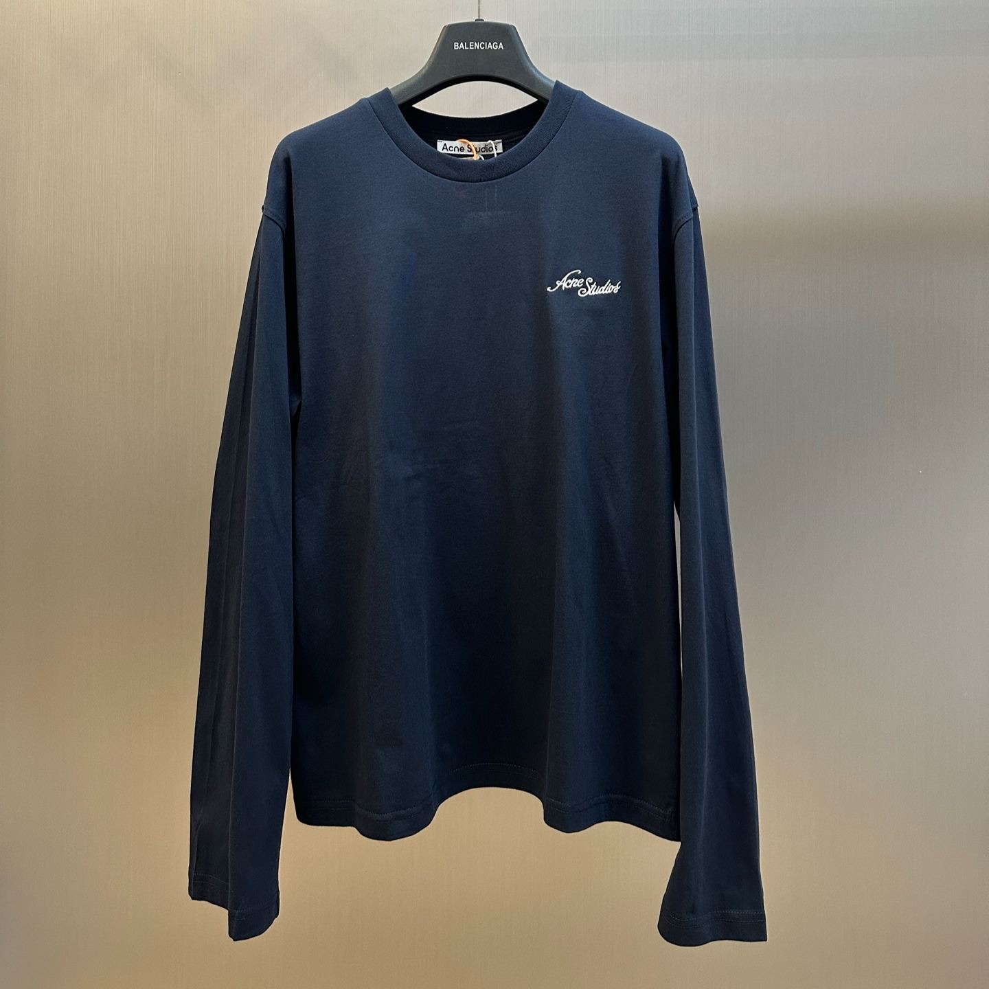 Acne Studios Logo-print jersey T-shirt – Dark green (FA-UX-TSHI000342）