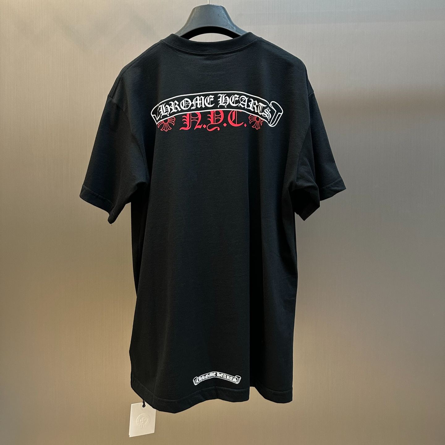 Chrome Hearts NYC Exclusive T-Shirt "Black/Red" (CH2026889）