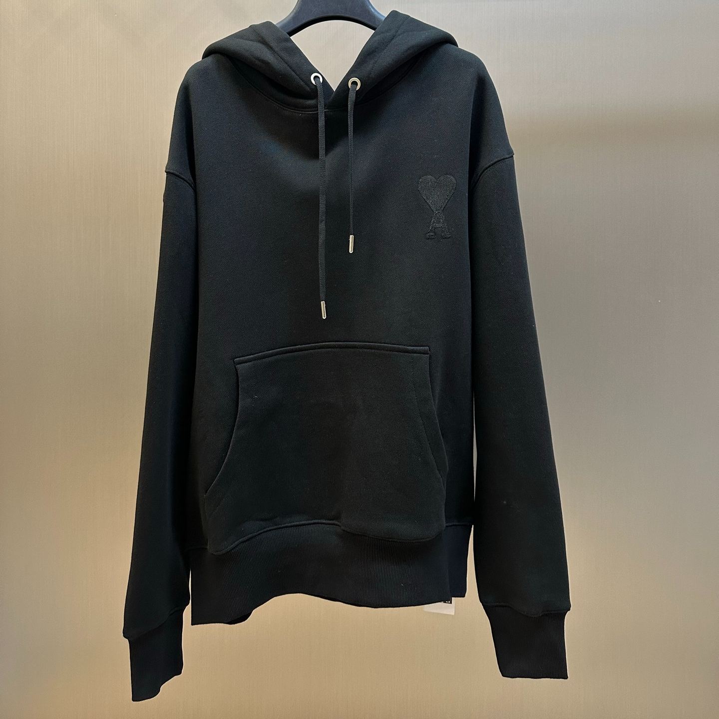 AMI Grey Oversized Heart Hoodie（E21HJ058747-055）