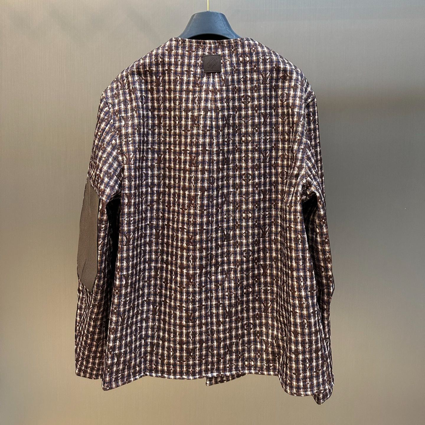 Louis Vuitton Monogram Chic Collarless Tweed Jacket（1AJBN1）
