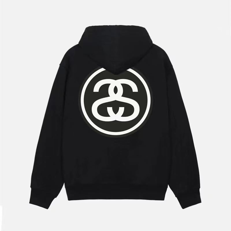 STUSSY SS LINK HOODIE BLACK（1924970）