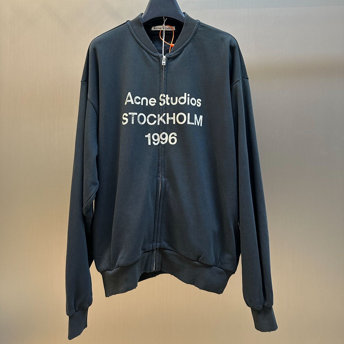 Acne Studios  Zip sweater logo (CI0189）