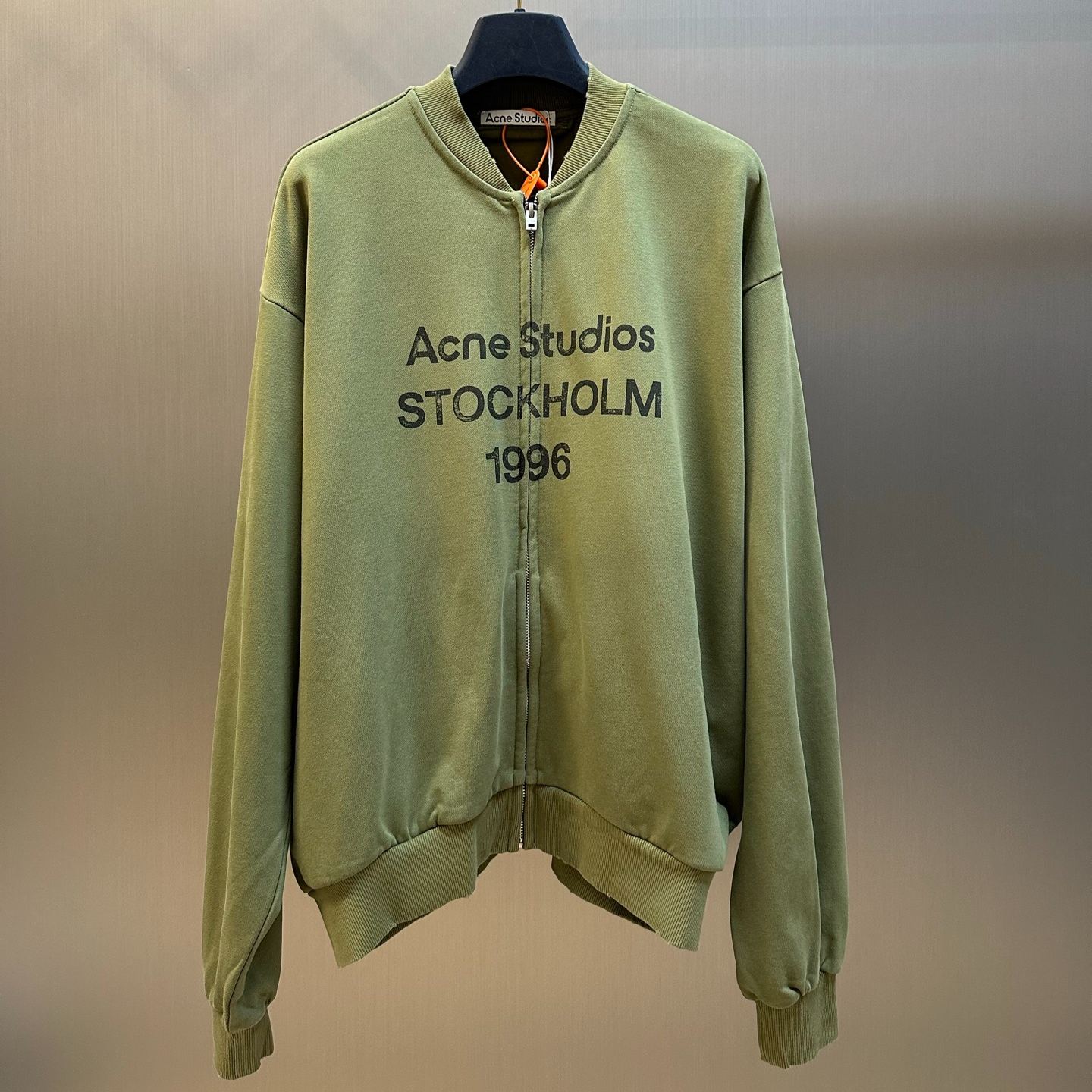 Acne Studios  Zip sweater logo (CI0189）
