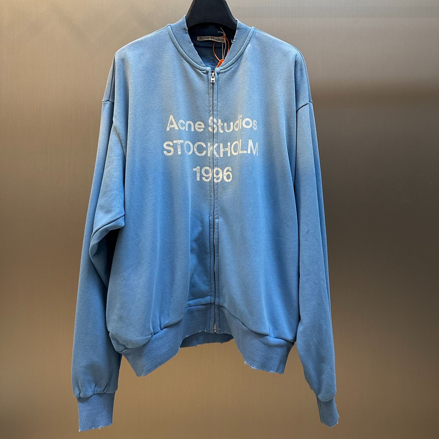 Acne Studios  Zip sweater logo (CI0189）