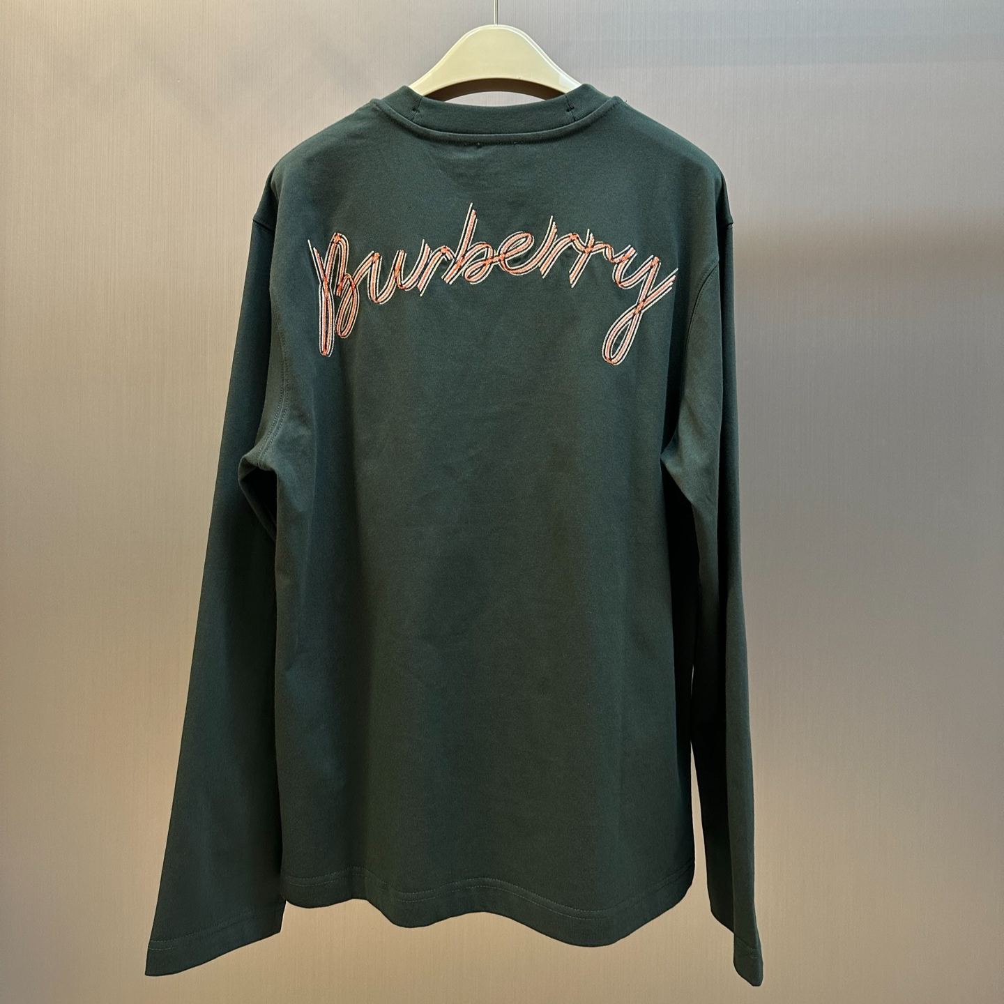 Burberry Logo-Embellished Cotton Long-Sleeve T-Shirt（81326901）