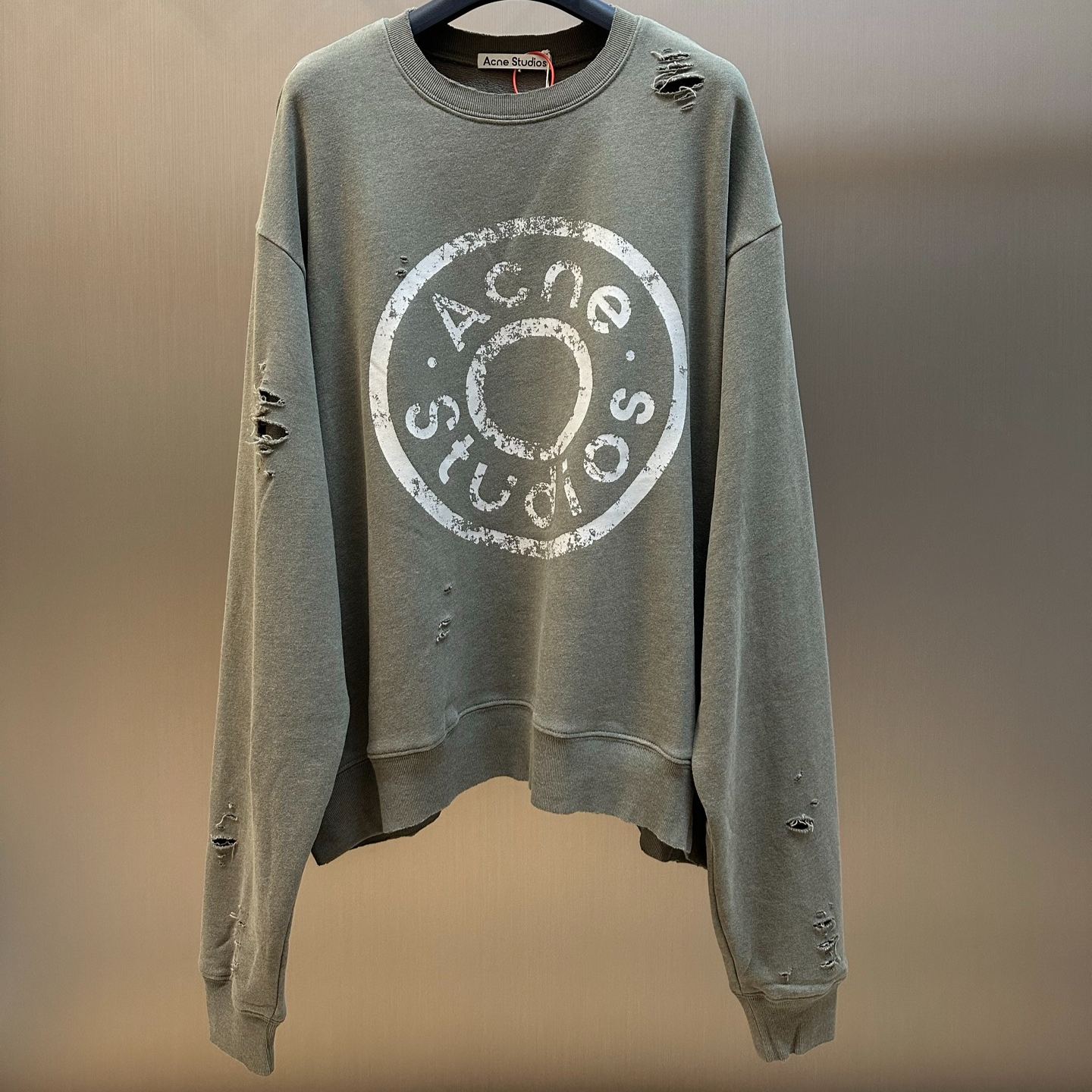 Acne Studios  logo sweatshirt (CI0179-BCA）