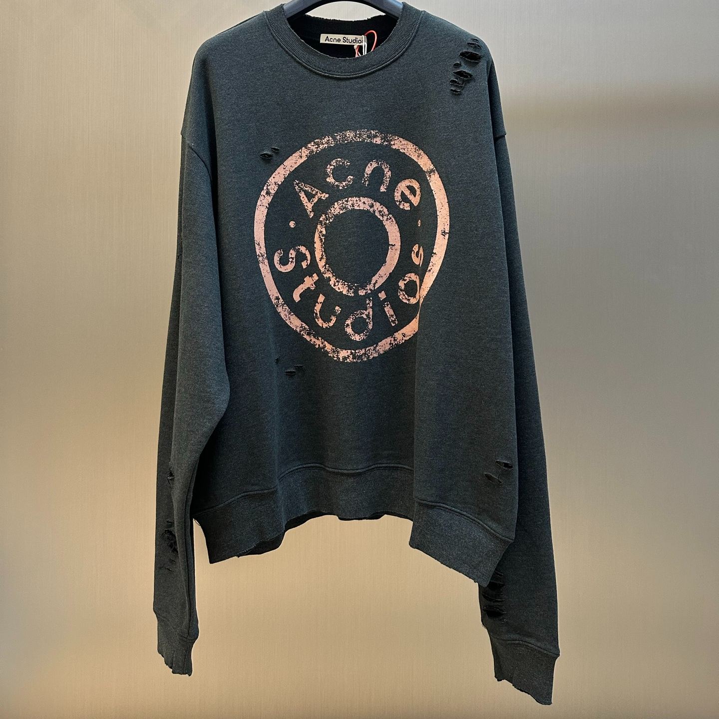 Acne Studios  logo sweatshirt (CI0179-BCA）