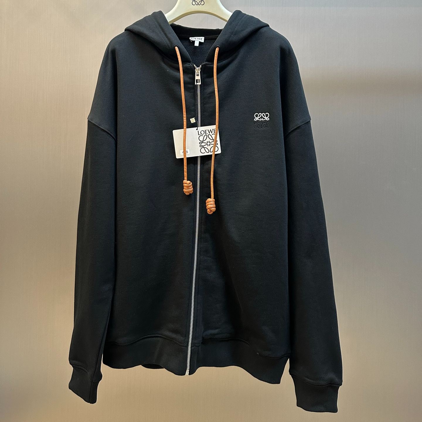 Loewe Zip-Up Hoodie (Cotton) (H526Y25X87）