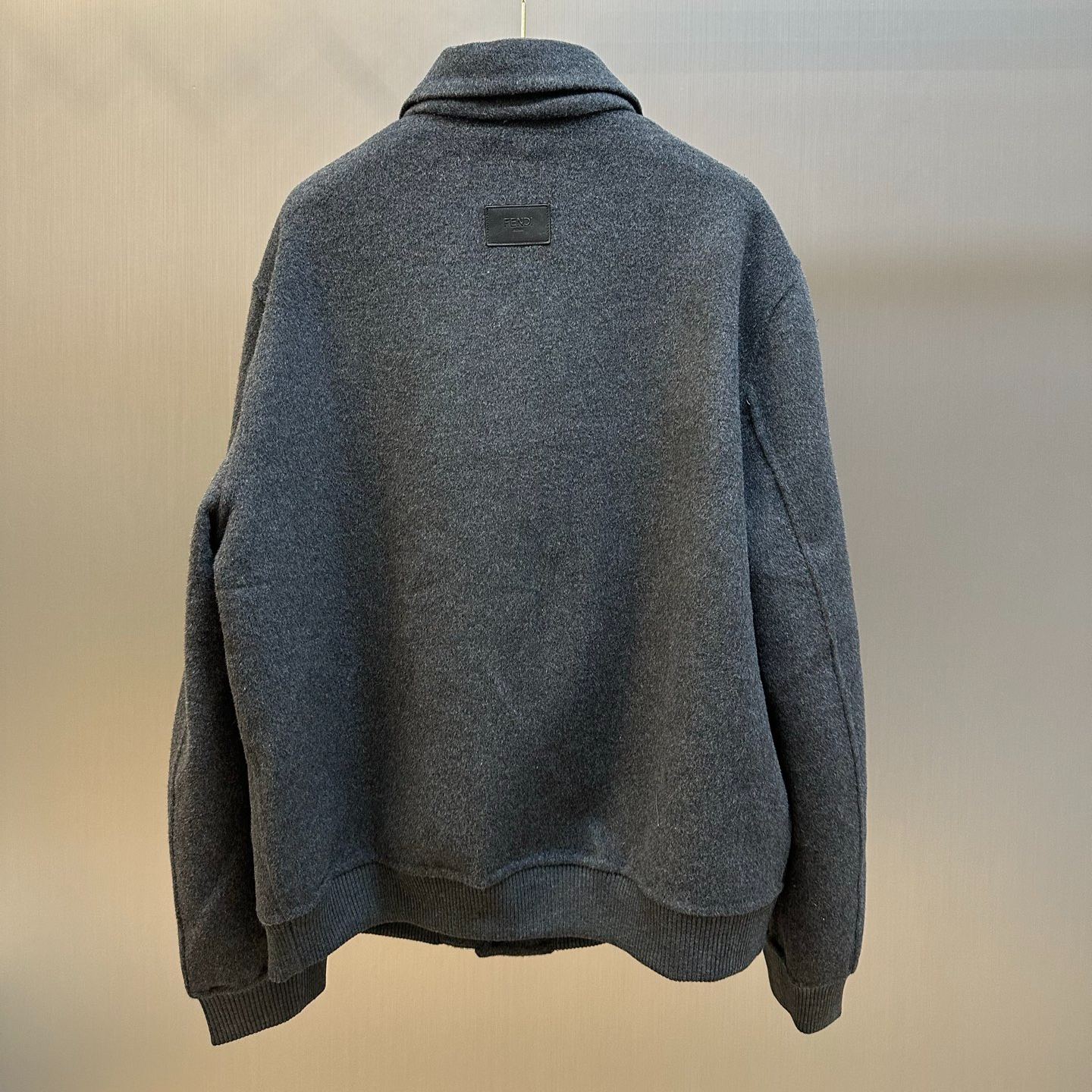 Fendi Men's Grey Wool Jacket（FW1413 AVIX-F1M2T）