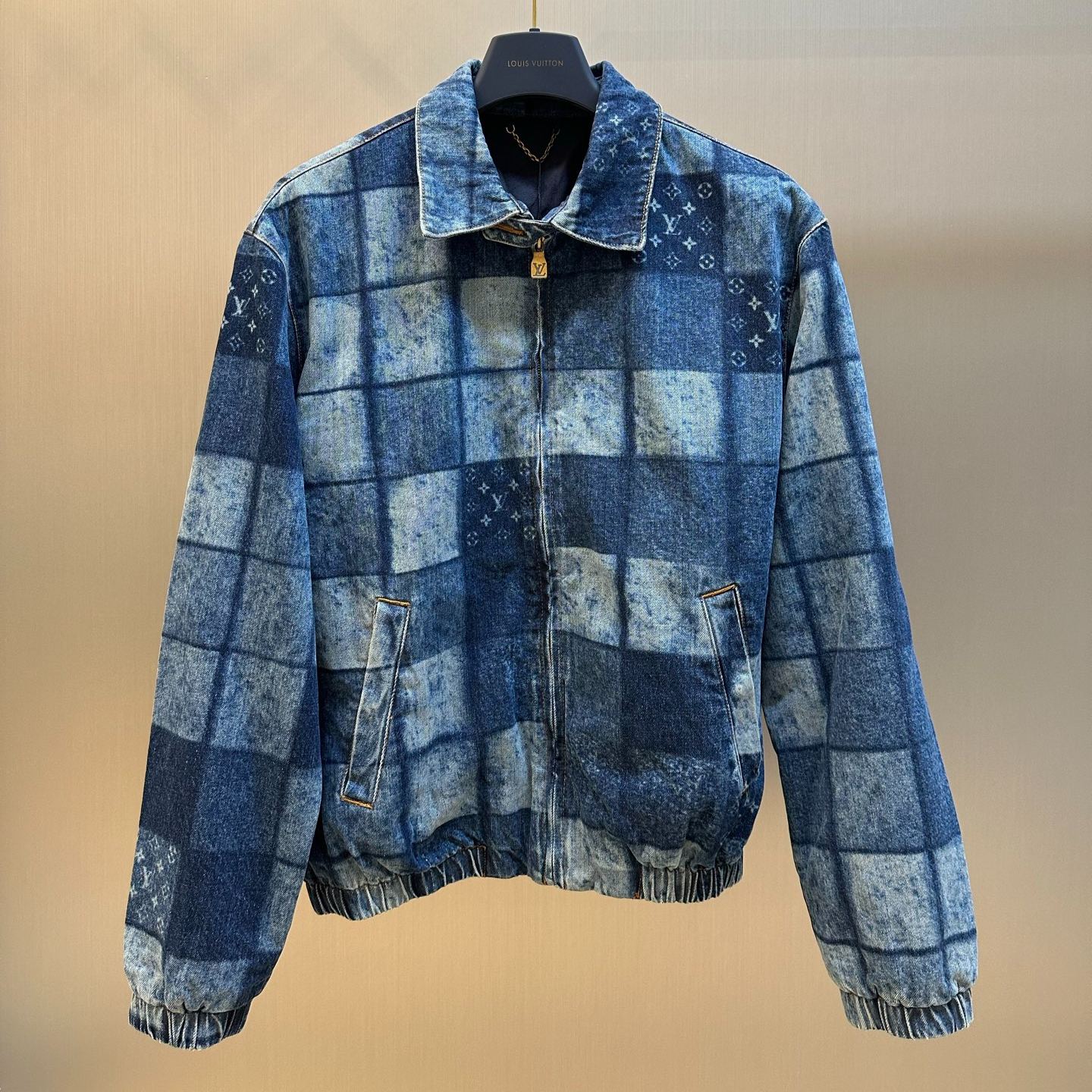 Louis Vuitton Lasered Signature Patchwork Denim Blouson（1AK6J6）