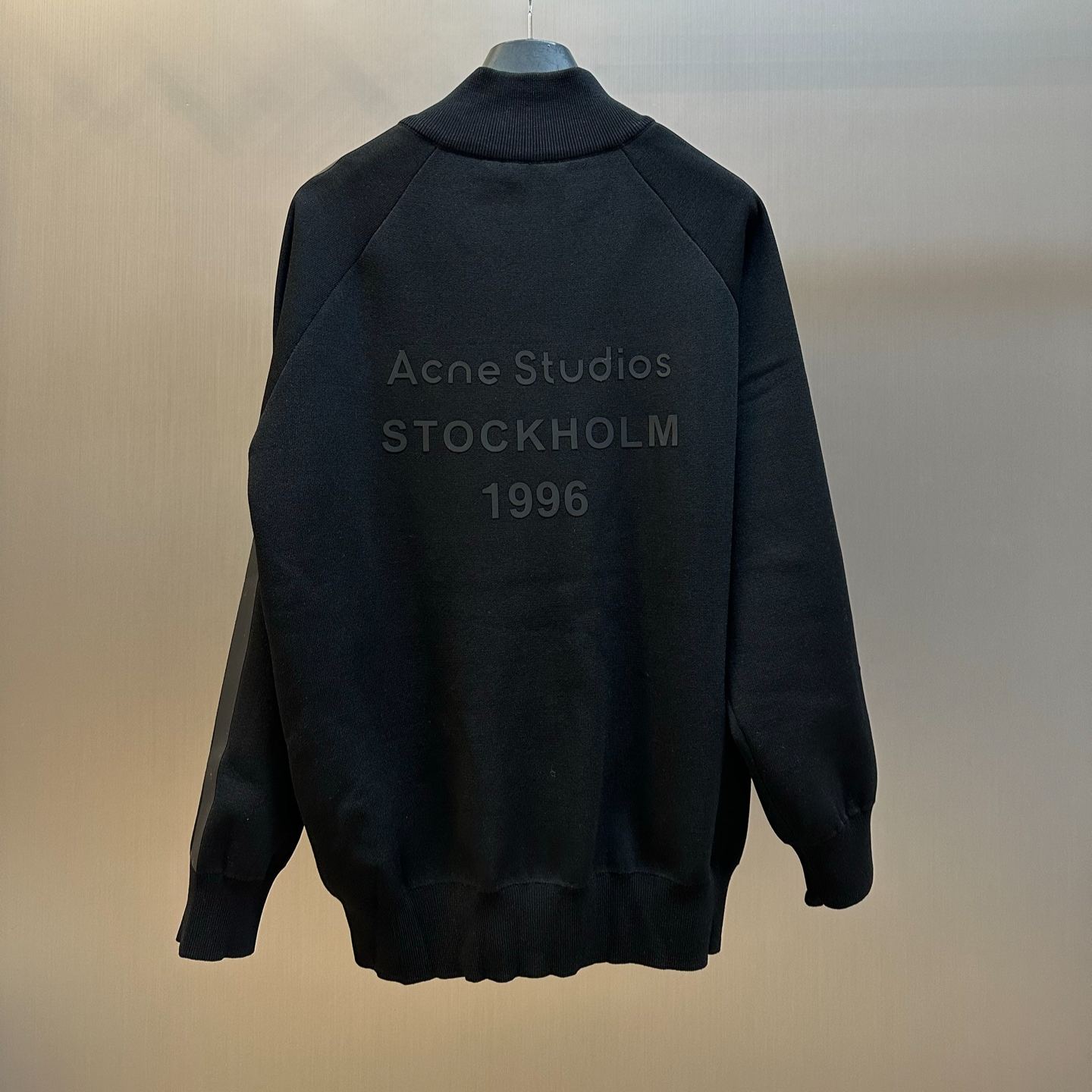 Acne Studios Logo zip cardigan (FN-MN-KNIT000612）