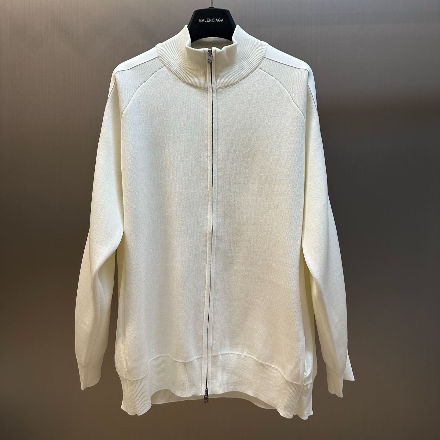 Acne Studios Logo zip cardigan (FN-MN-KNIT000612）