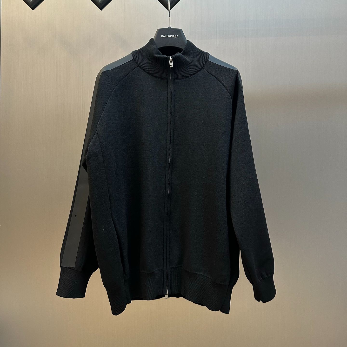Acne Studios Logo zip cardigan (FN-MN-KNIT000612）
