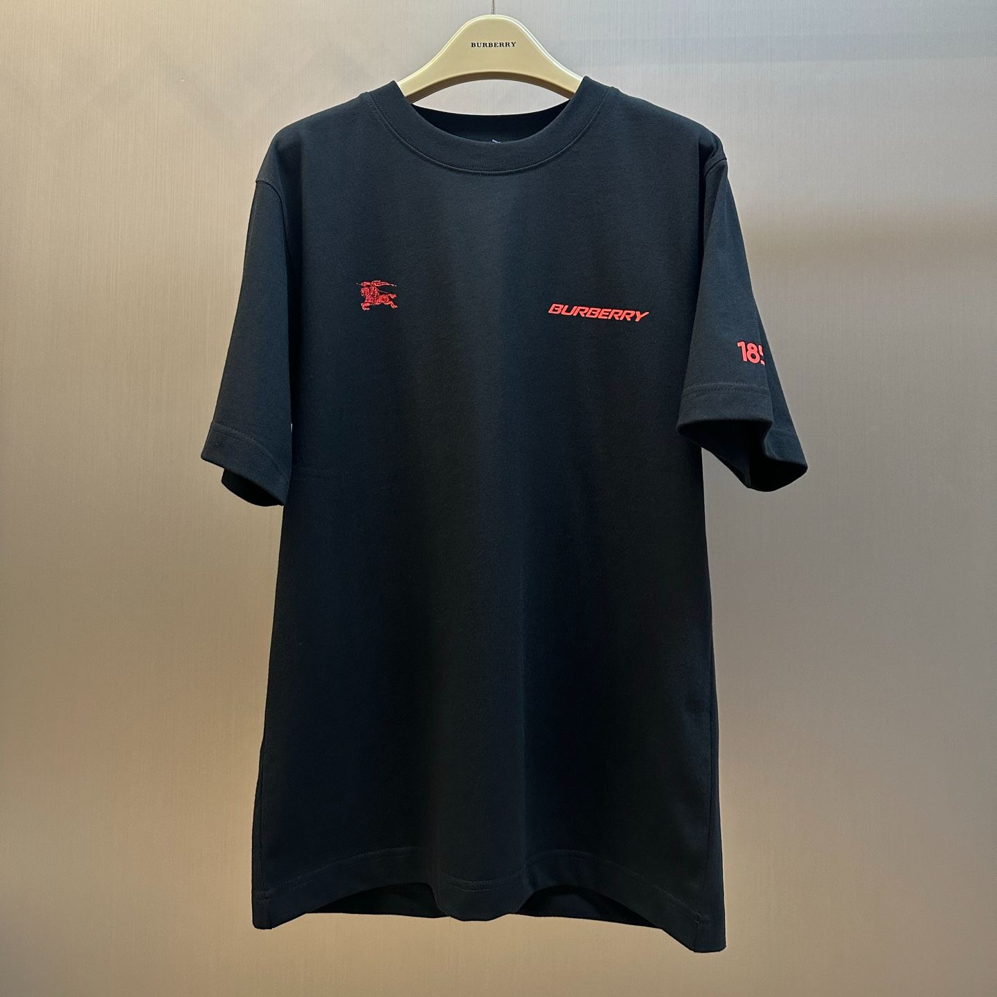 BURBERRY London Map Print Cotton T-Shirt（81310361）