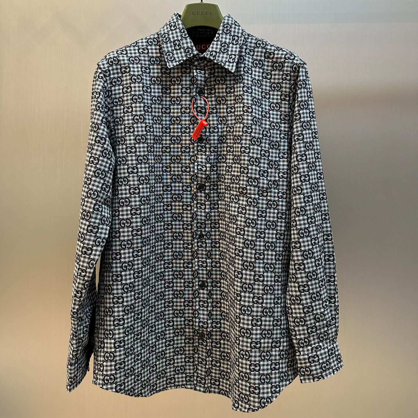 Gucci GG Logo Check Shirt （824030-ZASIZ-1155）