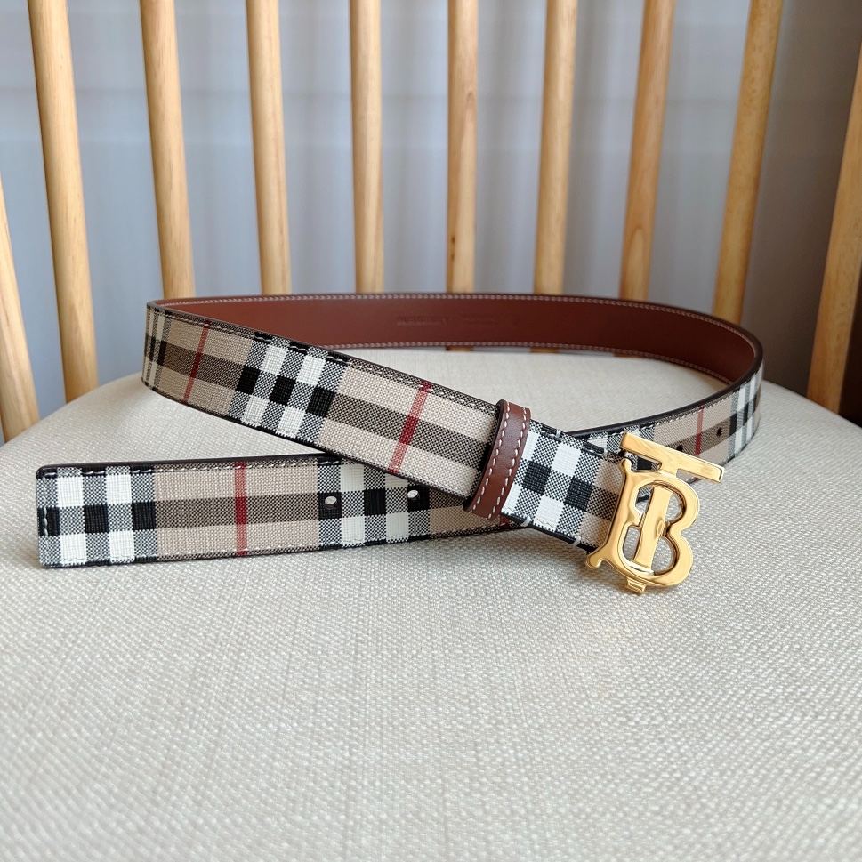 Burberry Check TB Belt（80944021）