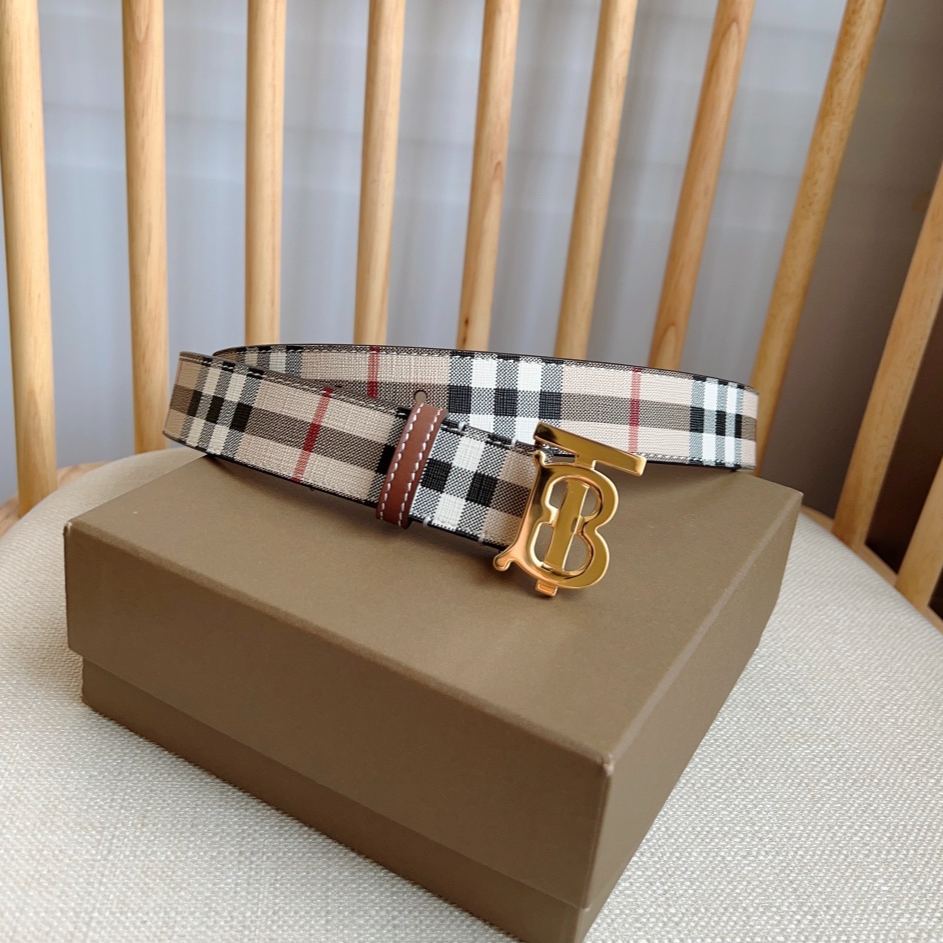 Burberry Check TB Belt（80944021）