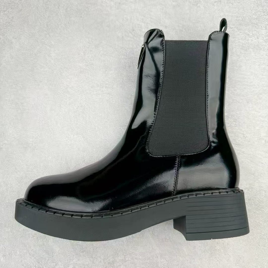 PRADA  Brushed leather booties（1U749M_B4L_F0002_F_B055）