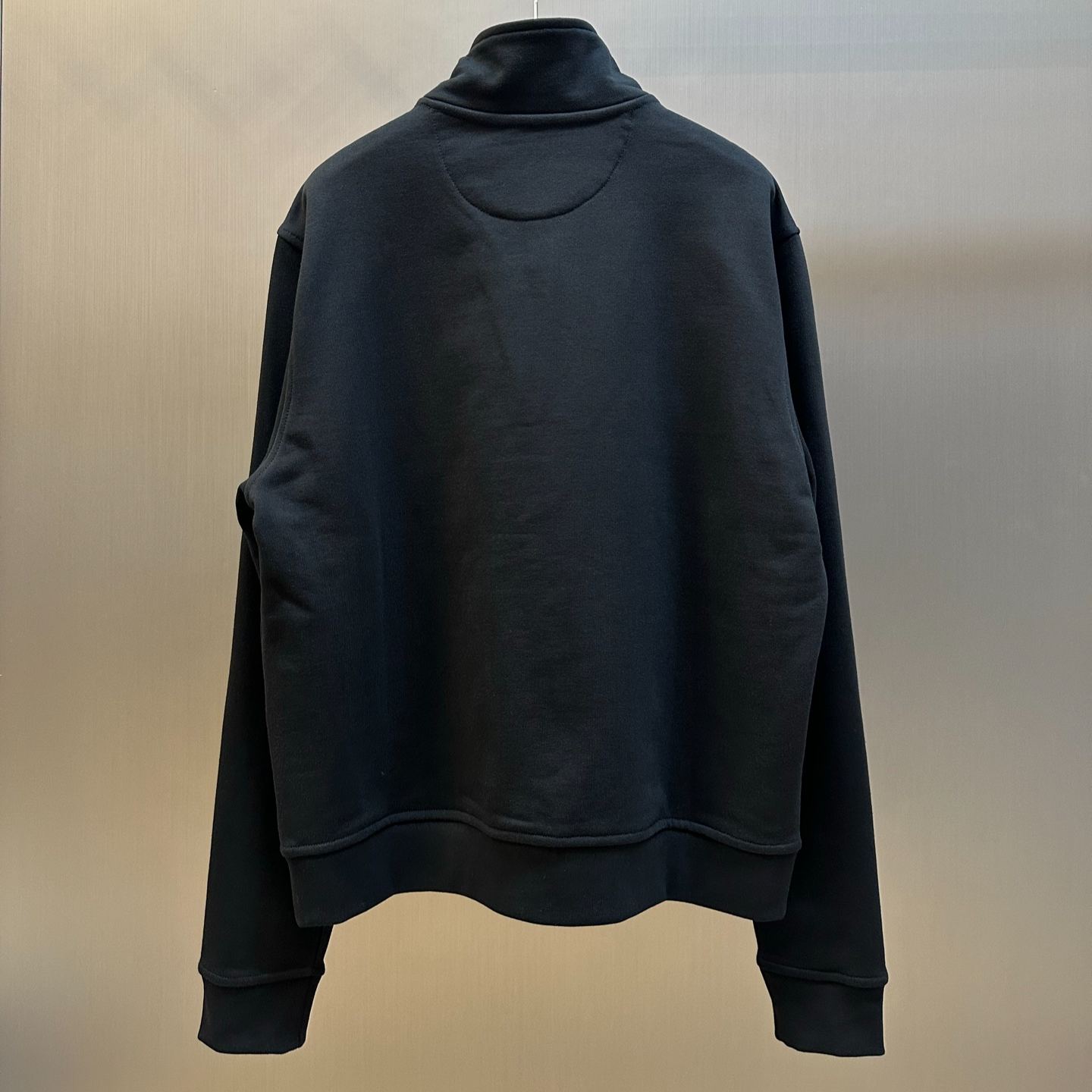 Burberry Check and Knight-Emblem Cotton Half-Zip Sweatshirt（81359701）