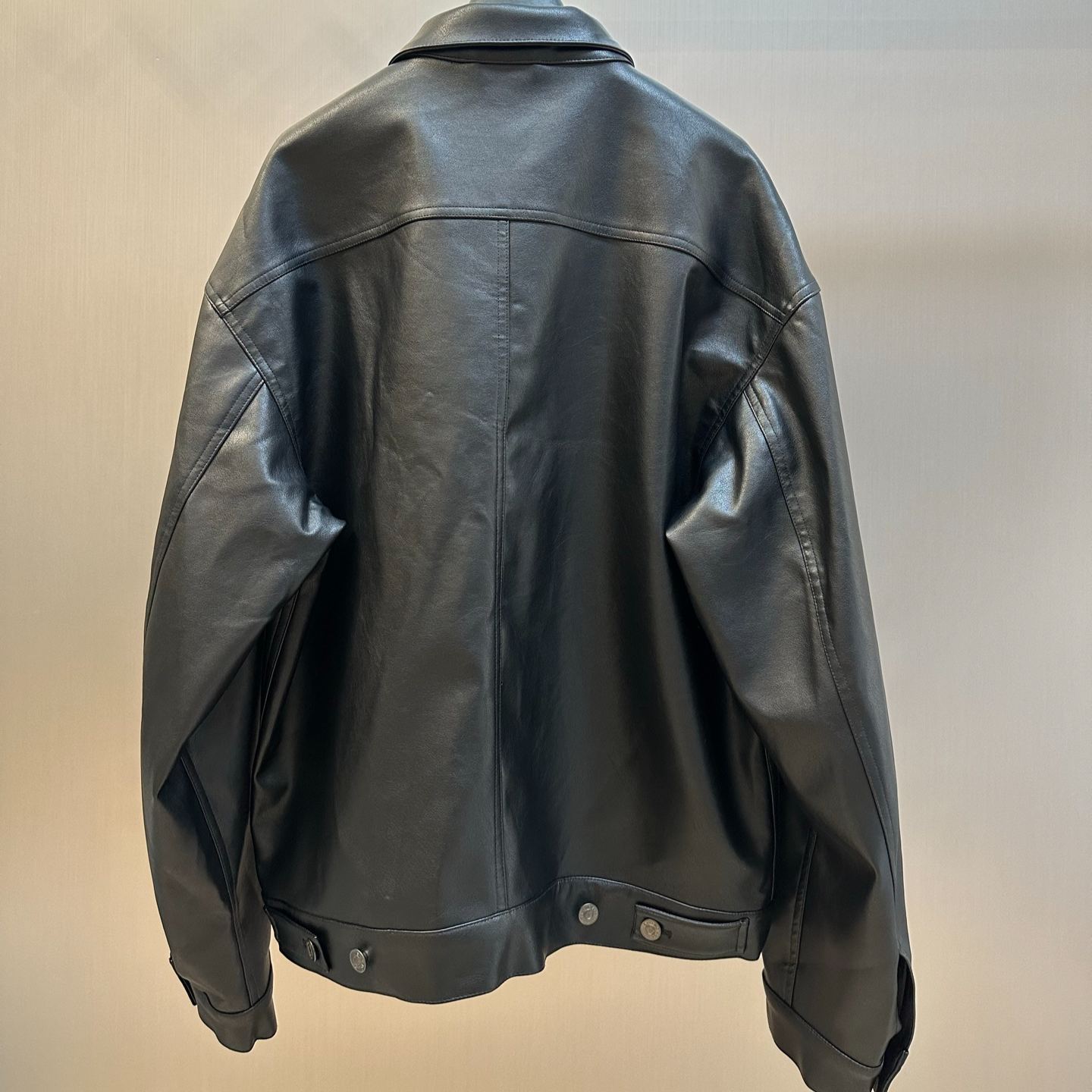 Balenciaga Men's Shirt Jacket in Black（856343TMS031000）