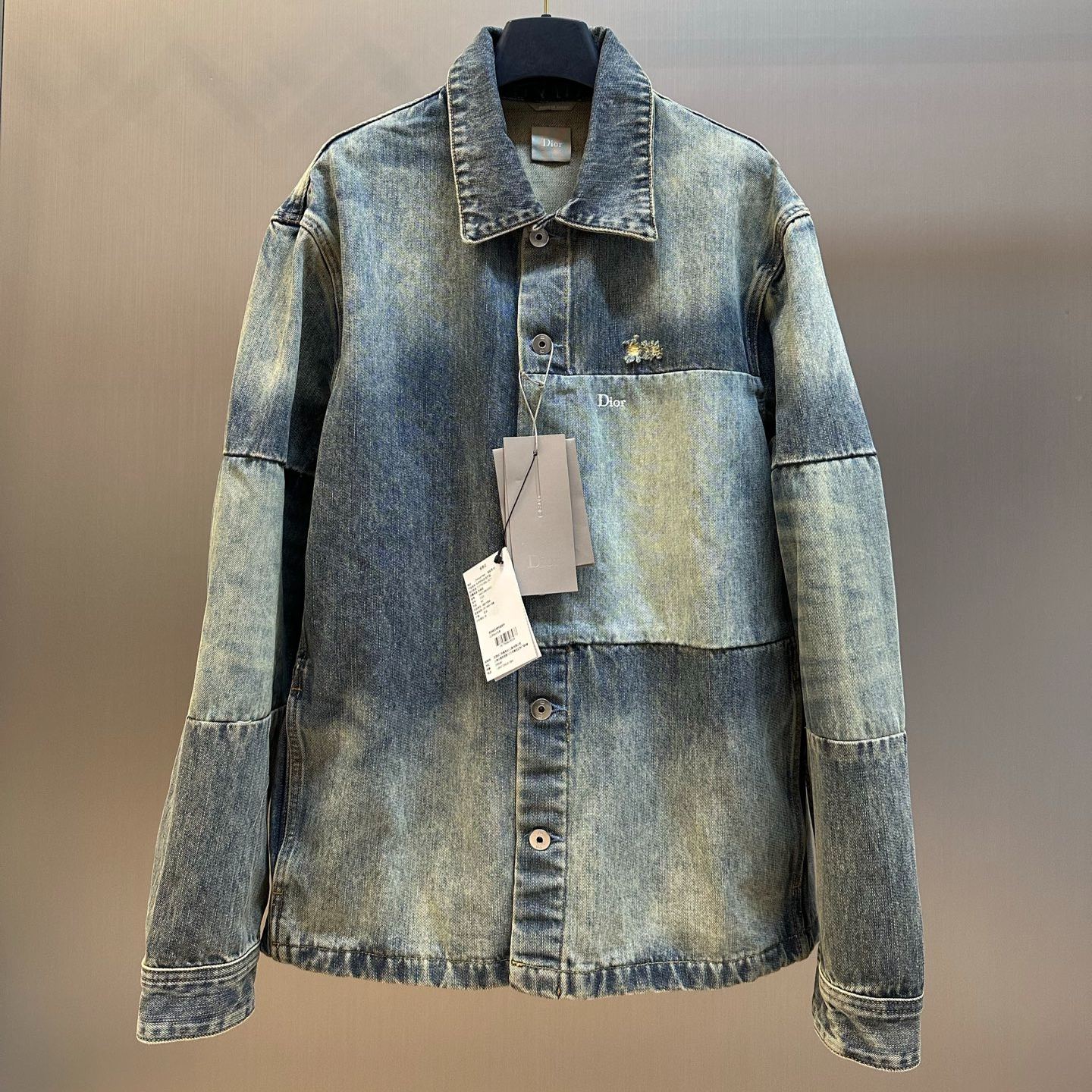 Dior Patchwork-Effect Shirt Jacket（683D586A3052_C525）