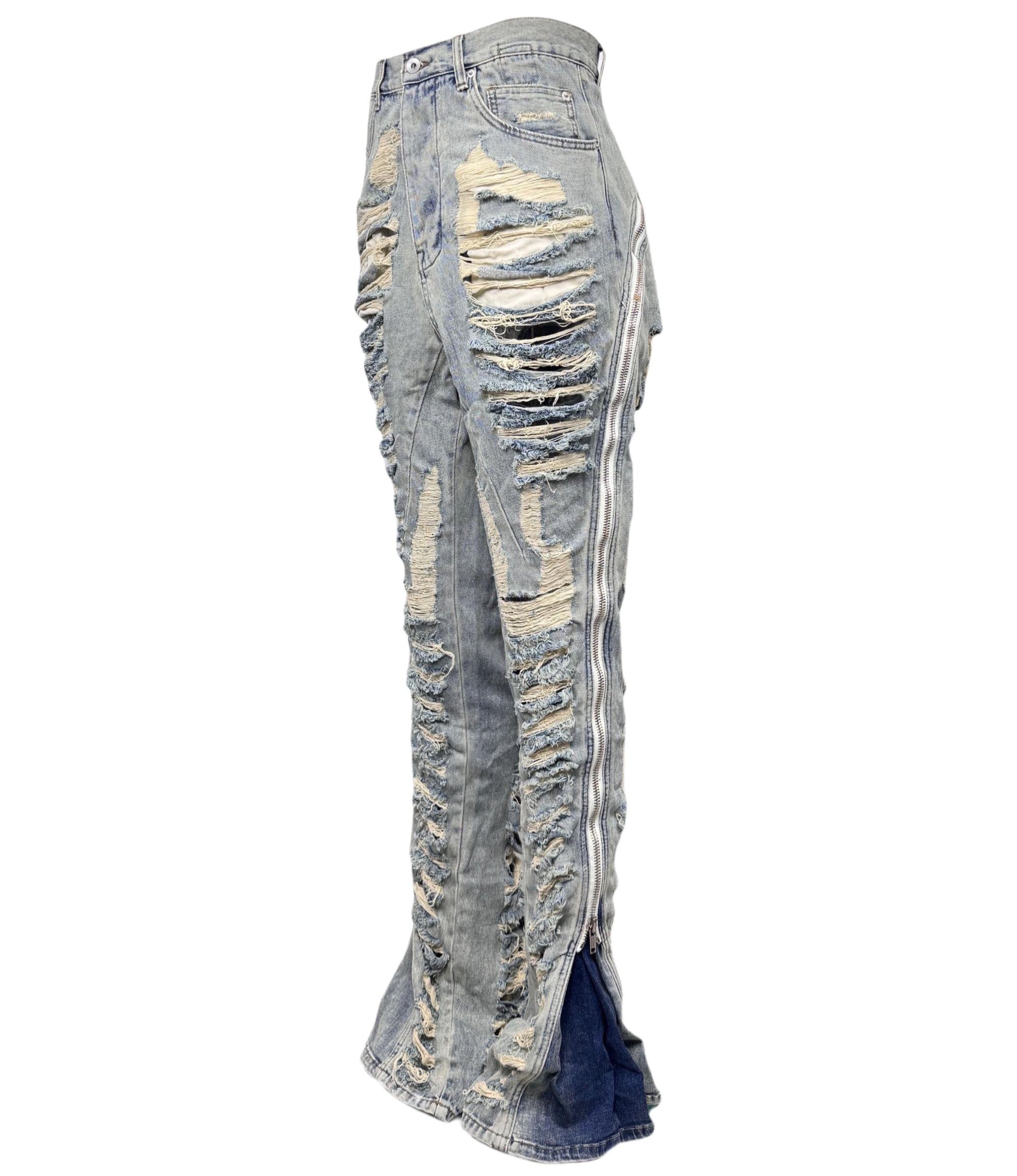 Rick Owens Distressed Jeans（23546488）