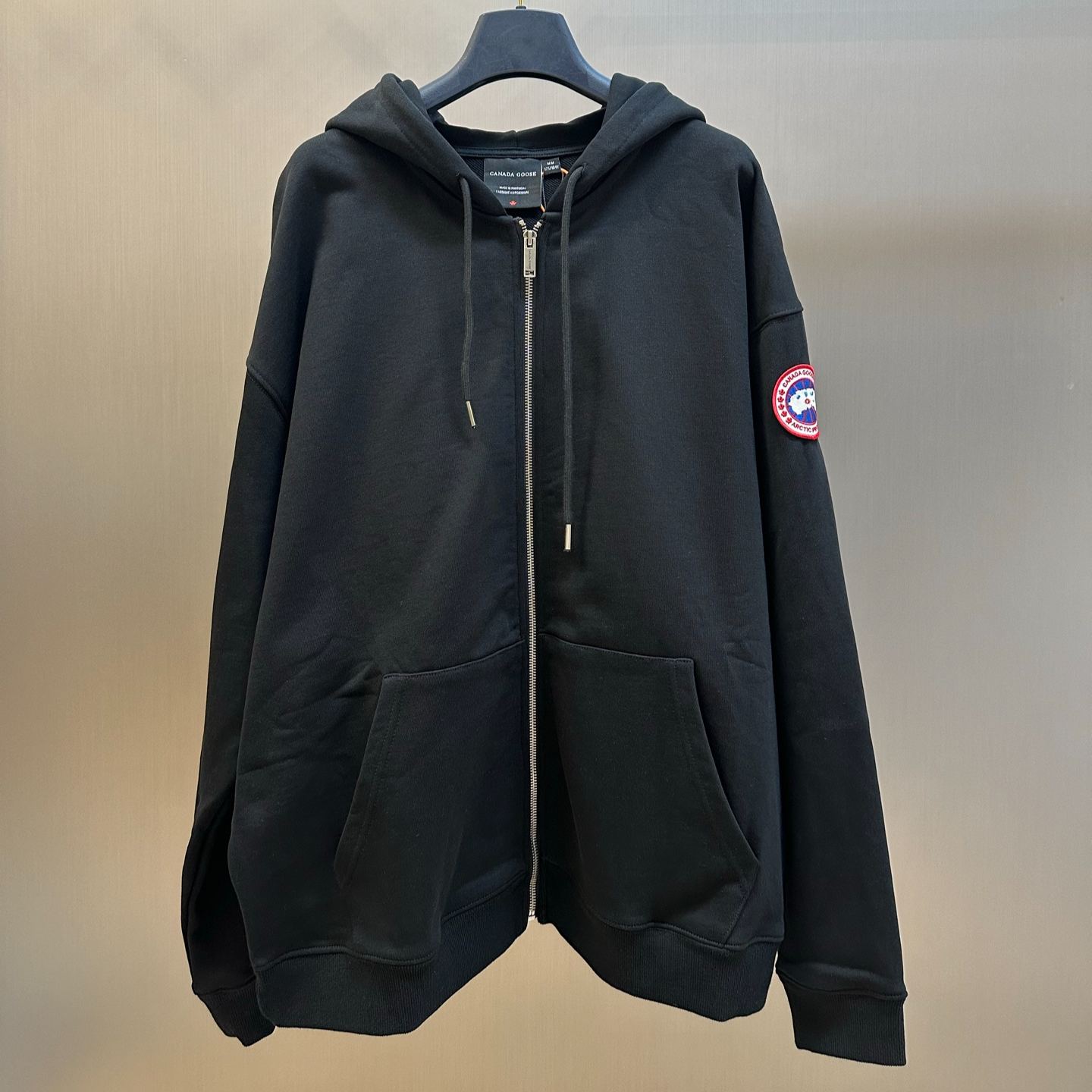 Canada Goose Men's Black Rove Full Zip Hoodie（1540M）