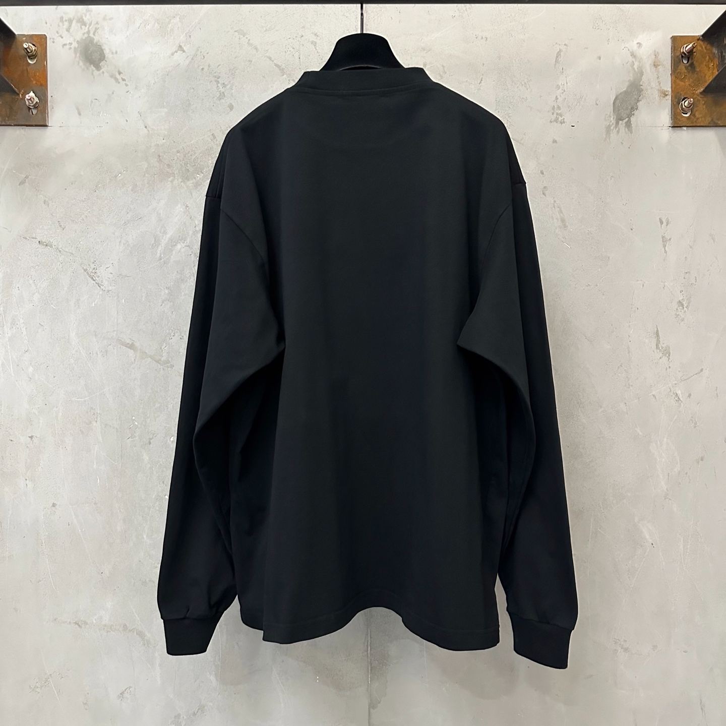 Prada Long-sleeved cotton T-shirt (UJL47D_6281_F0009_S_OOO）