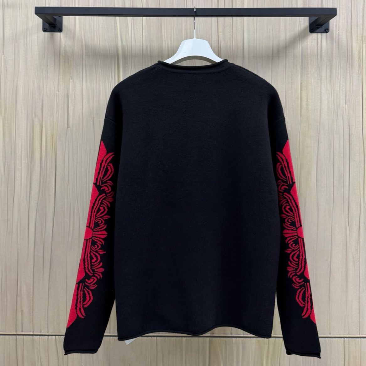 Chrome Hearts Patent Cross Patch Cashmere Knit (CH2025T811）