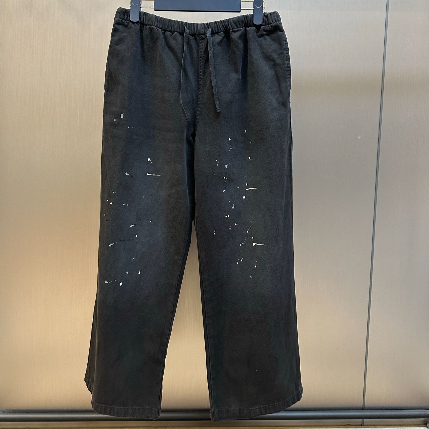 ACNE STUDIOS Washed cotton trousers (RW-MN-TROU000010）