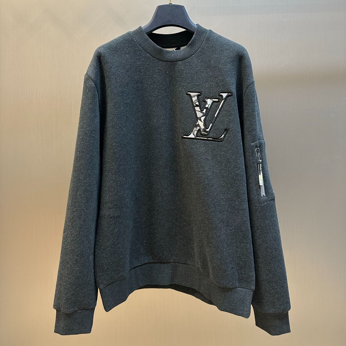 Louis Vuitton Cotton Crew-Neck Sweatshirt（1AFAZG）
