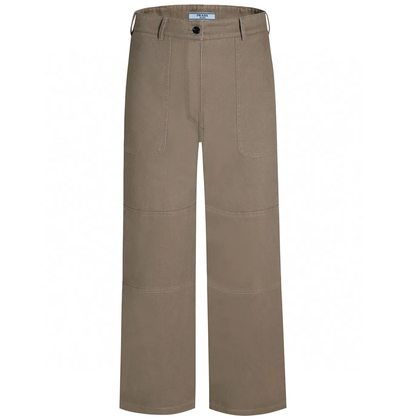 PRADA Wide leg chino pants (P261J-17CB-F0572-S-OOO）