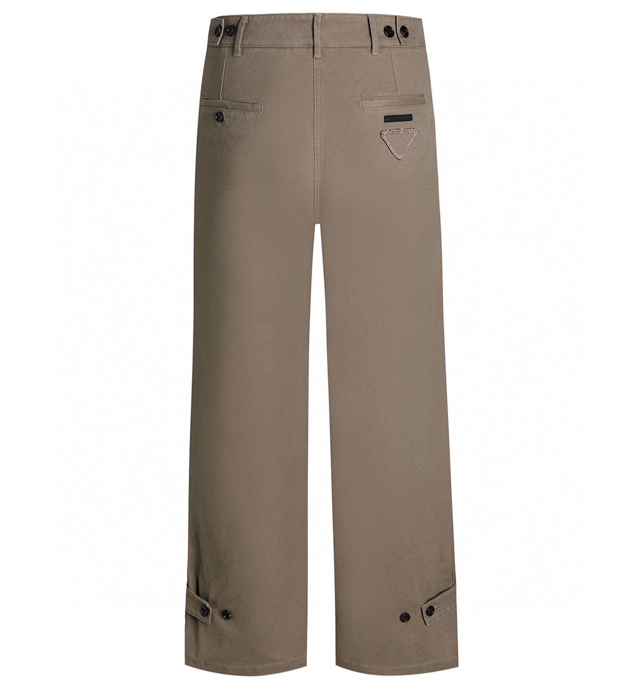 PRADA Wide leg chino pants (P261J-17CB-F0572-S-OOO）