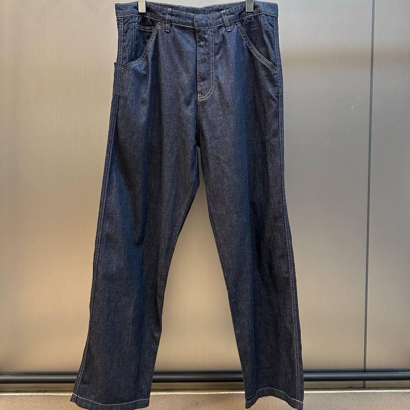 PRADA Triangle Logo Trousers (GEP403 SOOO 14J2）